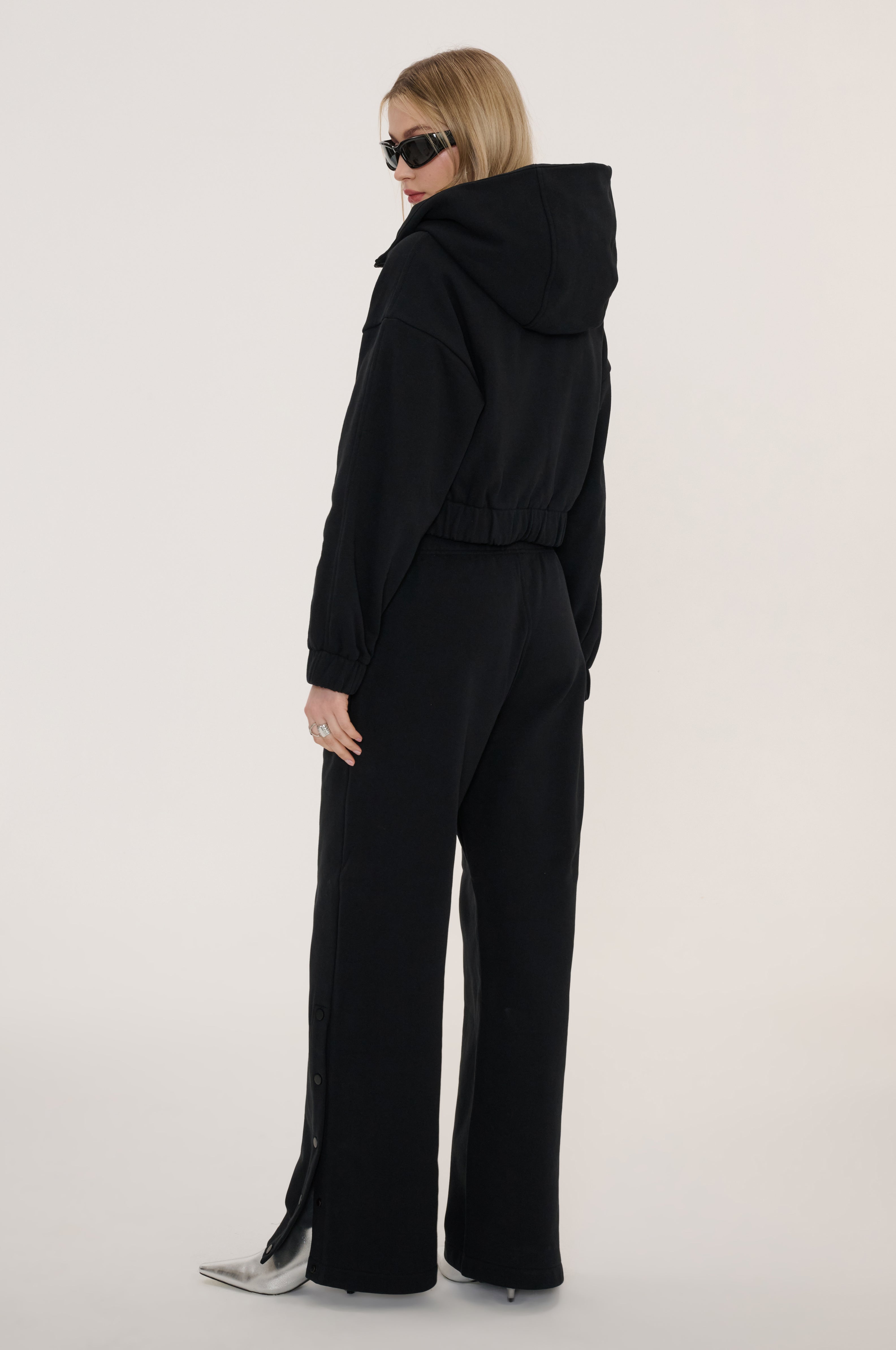 Indo Full Zip Crop Hoody