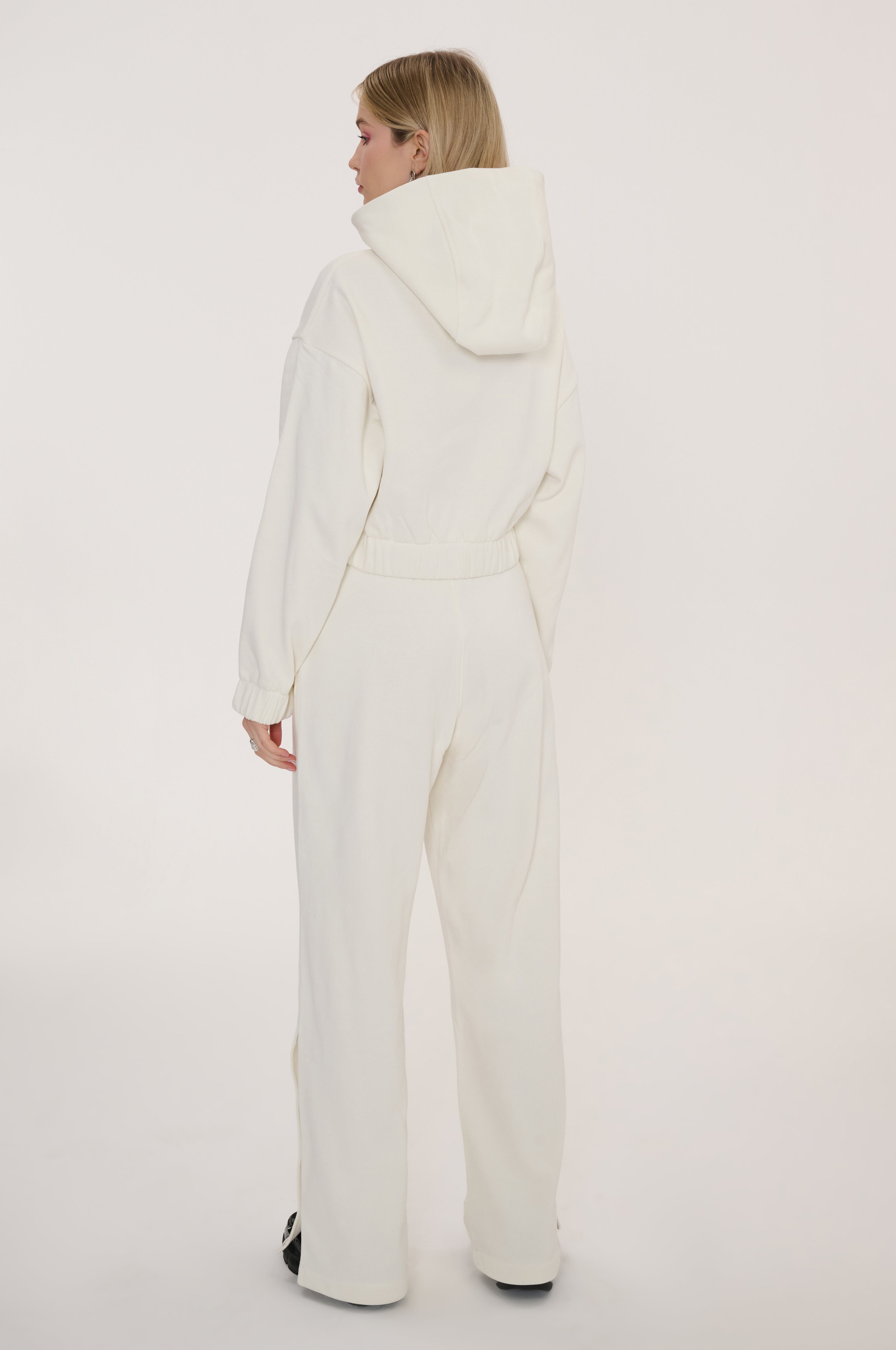Indo Full Zip Crop Hoody